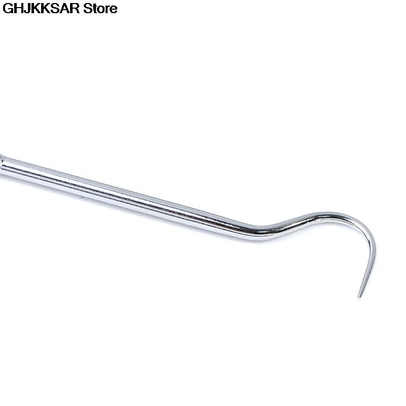 Juego de hilo Dental de Metal de acero inoxidable para limpieza bucal, artefacto portátil colgante, tubo de palillo de dientes, hilo Dental más fuerte,
