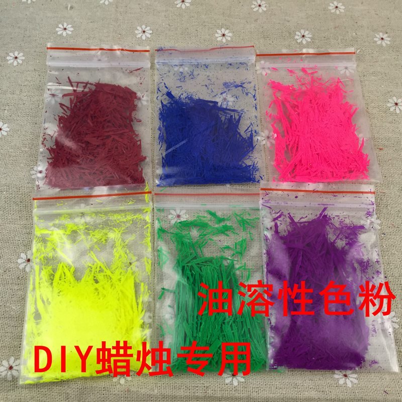 DIY fabricación de velas material parafina cera tinte Pigmento color vela soluble en aceite 2 gramos