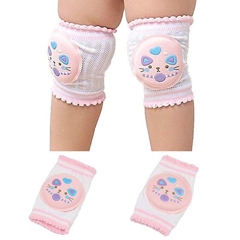 Cute Baby Knee Pads Walking Kneepads for Crawling Memory Foam Pad Cushion Toddler Crawling Knee Pads Cat Style