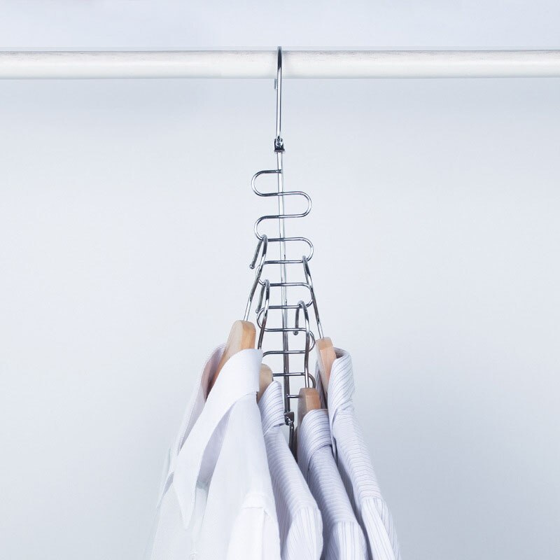 Metal Magic Hangers Space Saving Clothes Organizer Hangers Closet Smart Closet Wardrobe Space Saver