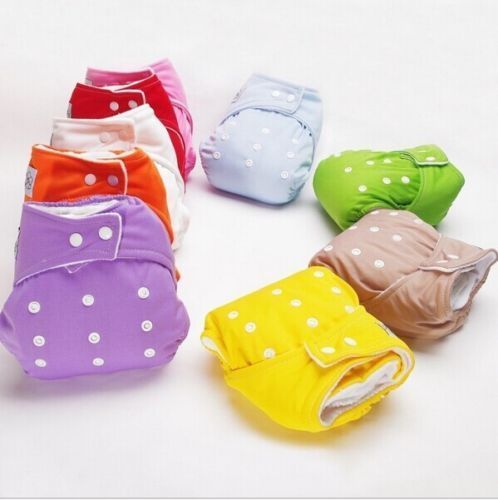 Verstelbare Herbruikbare Baby Kids Jongens Meisjes Doek Luier Luiers 1Pc Wasbare Solid Casual Katoen Kinderen Kind luiers