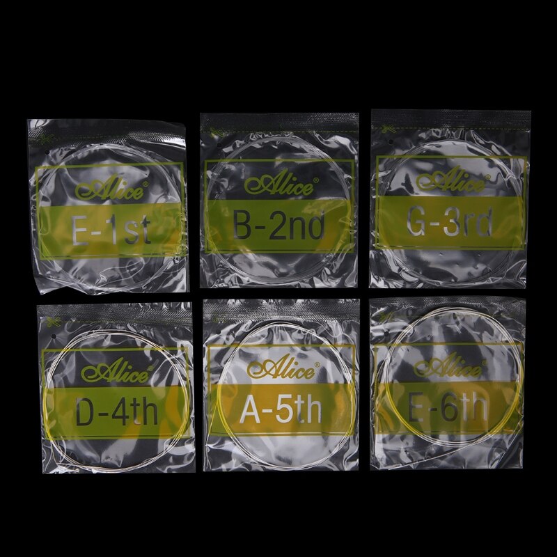 Klassieke Gitaar Snaren Set 6-String Klassieke Gitaar Clear Nylon Alice A108