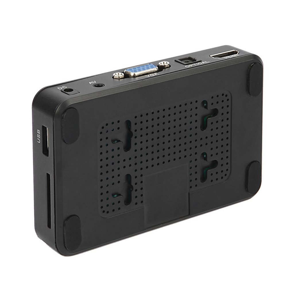 Reproductor multimedia Full HD Mini Reproducción automática Full HD 1920x1080 HDMI USB VGA AV disco duro U disco/SD/SDHC/MMC tarjeta último F10 ExternalPlayer