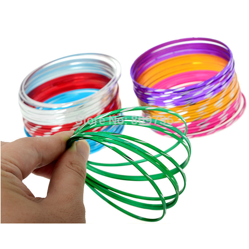 20pcs Mix Lots Set Indian Style 6.5cm Colorful Dance Bangle Aluminum Bracelets Cuff Women Charm Jewelry