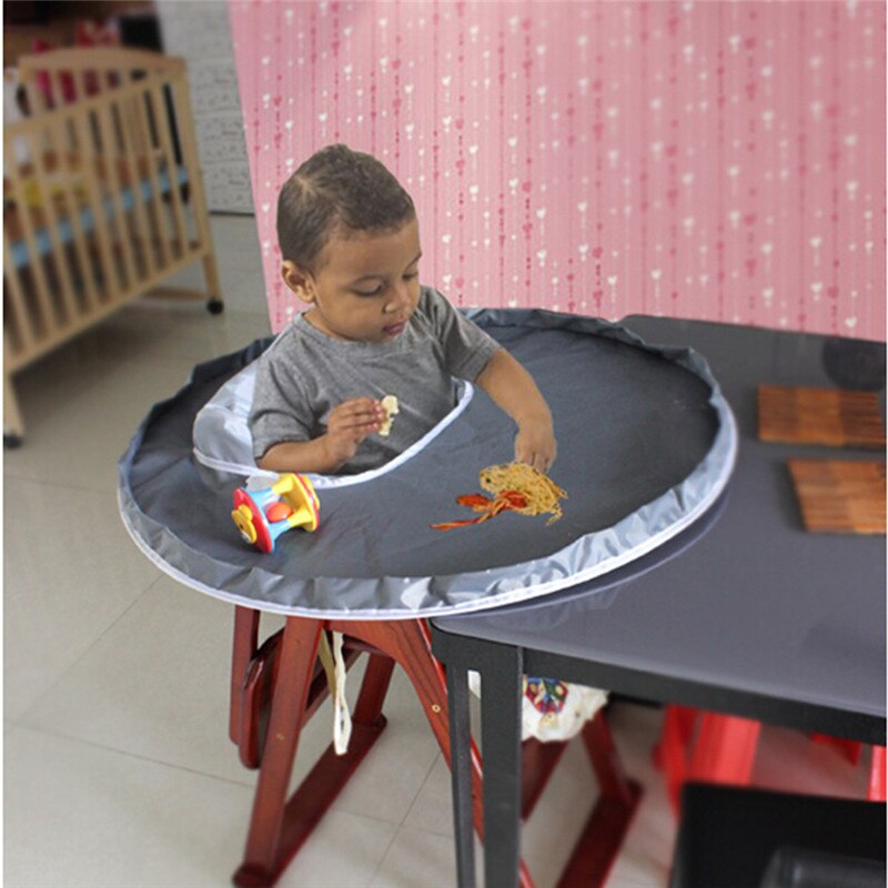 Babies Eating Protect Mat Baby Things Throwing Waterproof Protect Mat Eat Chair Cushion Booster Seats LA886662: Default Title