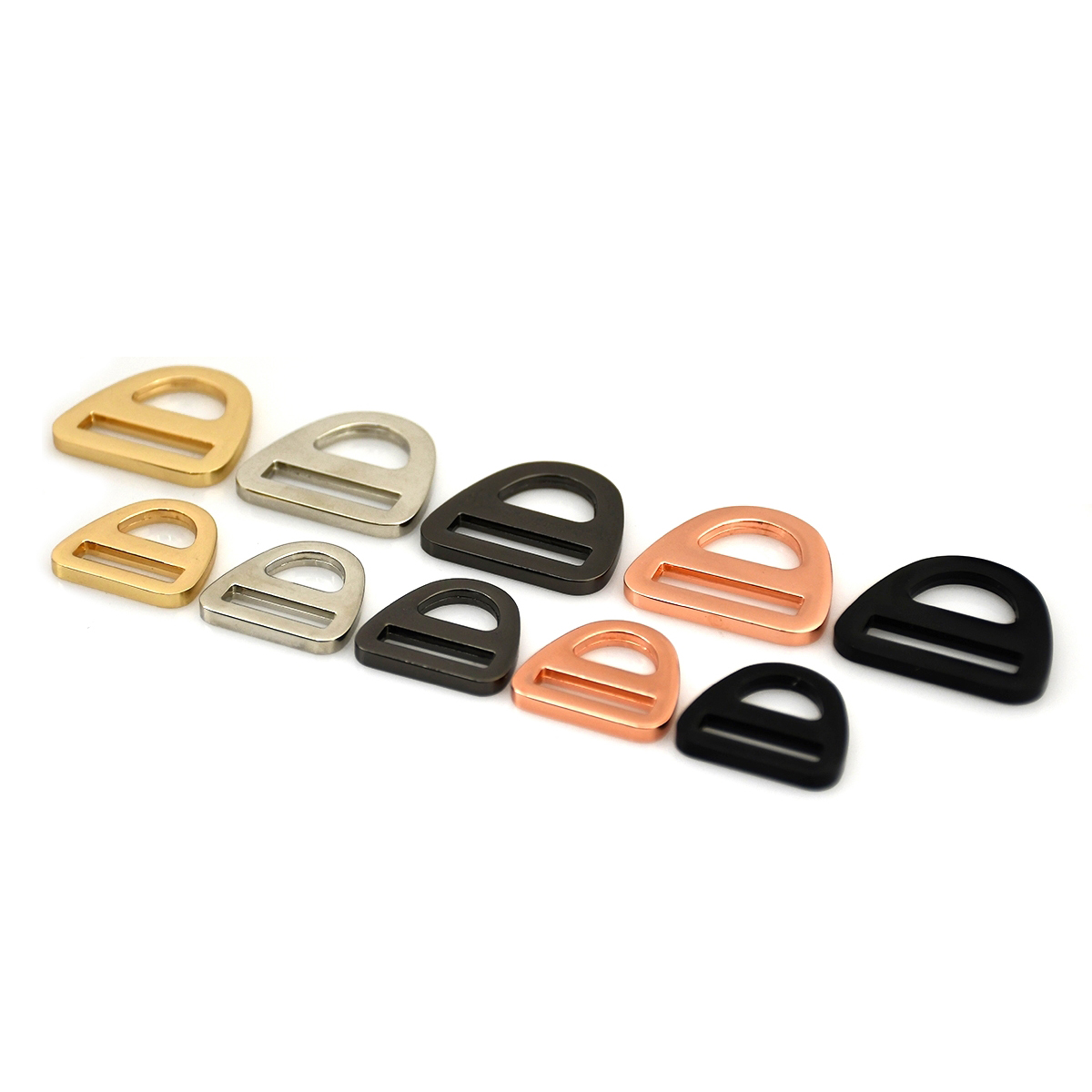 1 stücke Metall Dreieck Ring Schnalle &quot;EINE&quot; bilden Schnalle für Gurtband Leder Handwerk Tasche Gurt Gürtel Bekleidungs gepäck Zubehör