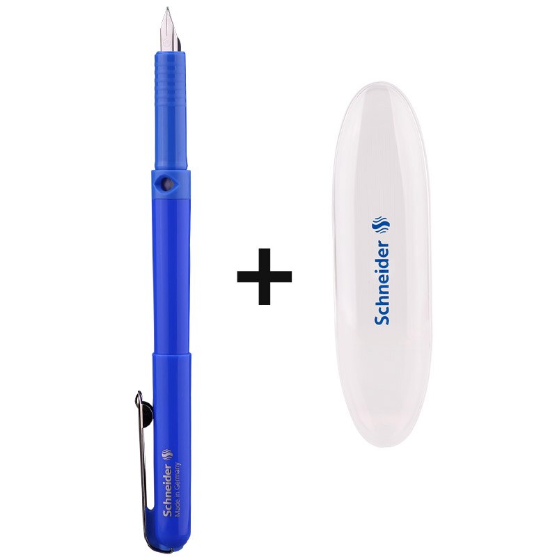 Schneider BK400 Bussiness Fountain Pen Writing Calligraphy Iridium Tip Pen 0.5mm Office and School Supplies: blue