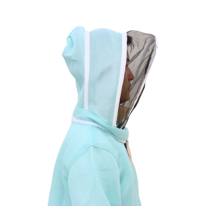 Traje de apicultura para apicultor equipo cielo azul aire acondicionado ropa protectora colmena transpirable Anti abeja