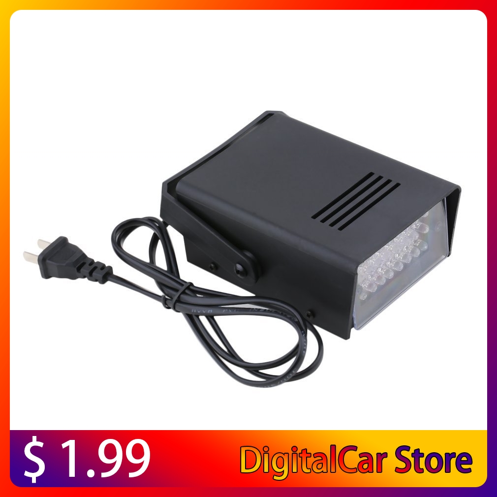 Mini 24 LED Strobe Disco DJ Flash Lamp Club Stage Lighting Bulb Party Bar Brand