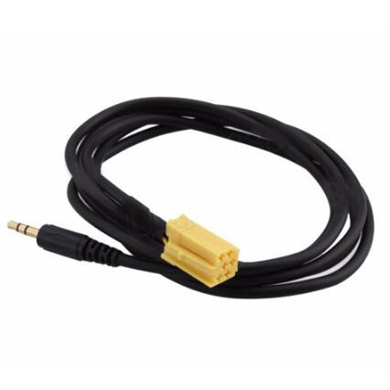 Auto Aux Stereo Audio Line Input Adapter Kabel 3.5Mm Voor Ios MP3 + Removal Tool Voor Voor Fiat grande Punto Alfa 3 Pin: Audio Cable