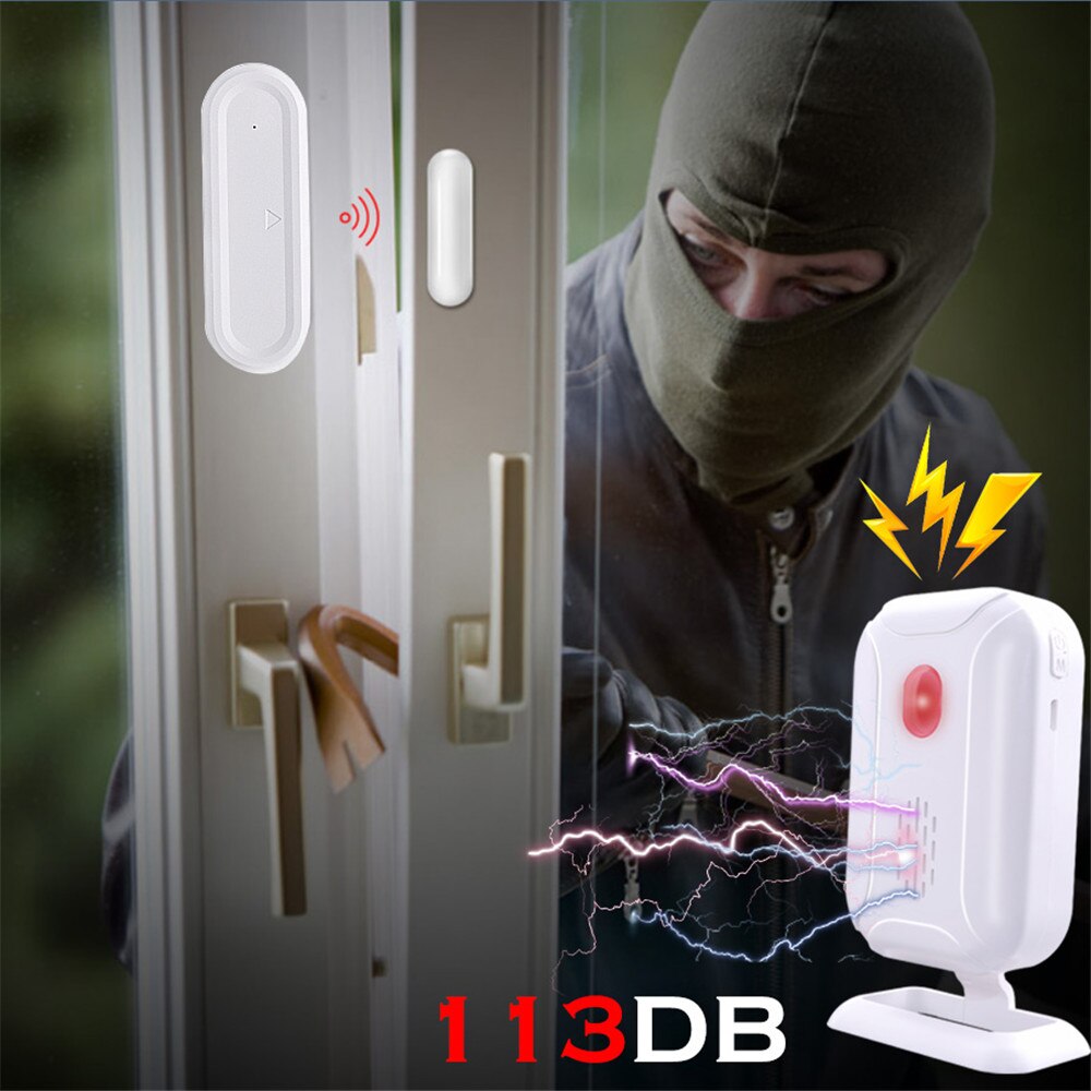 SMATRUL Draadloze Deur magneet Alarm Bell Raam Deur Inbreker home shop Deurbel Chime afstandsbediening nachtlampje