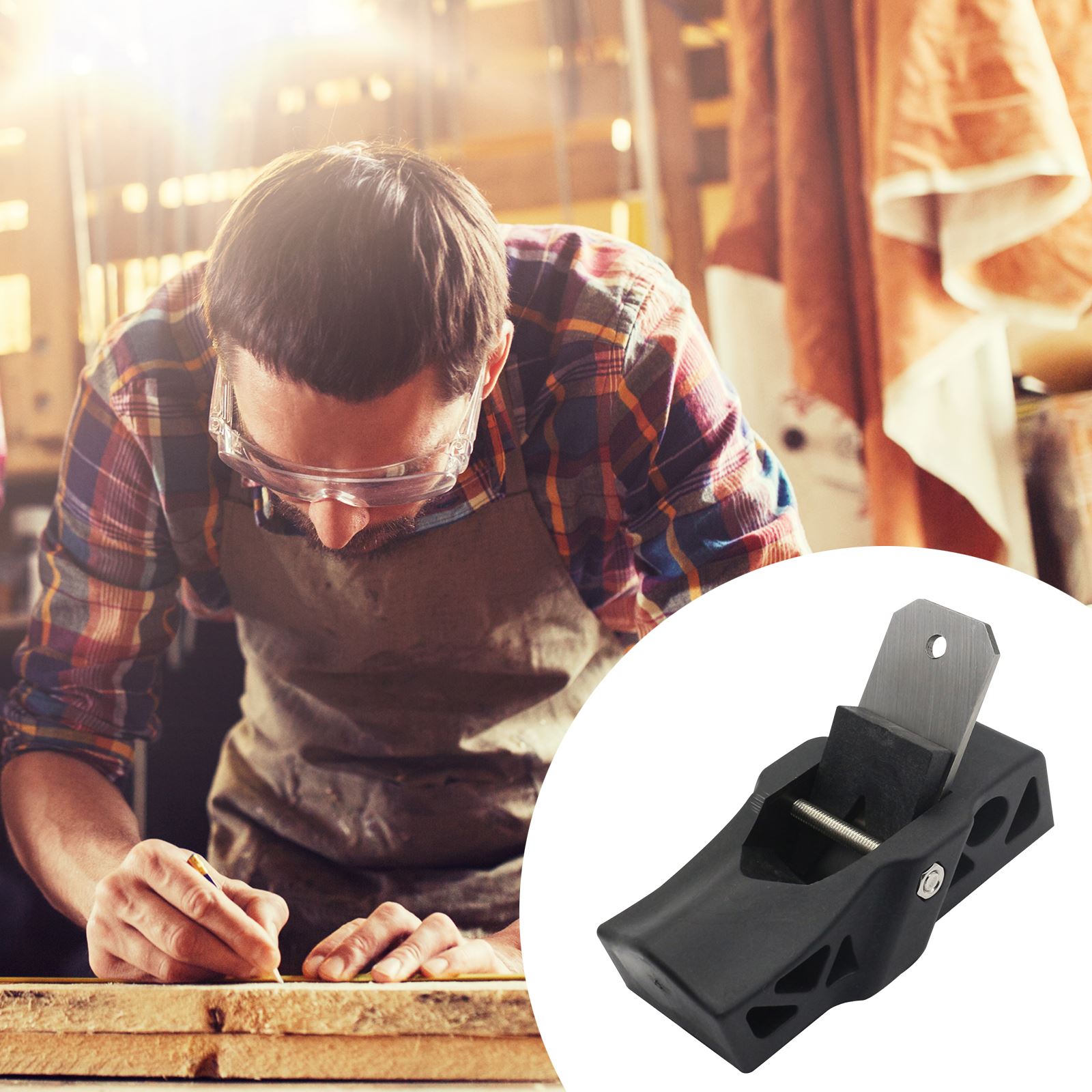 Mini Woodworking Hand Planer Wood Planer Tool Flat Plane Bottom Edge Wood Trimming Tools For For Carpenter Woodcraft Tool