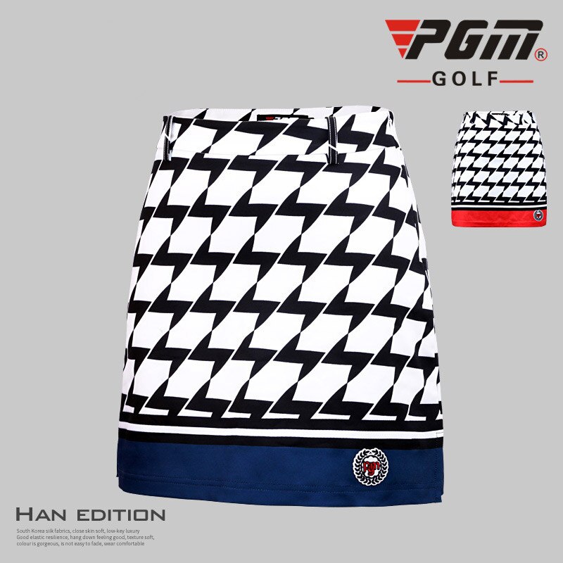 Woman Golf Skirt Splicing Women Summer Breathable Golf Skirt Mini Linen Skirts THJ99