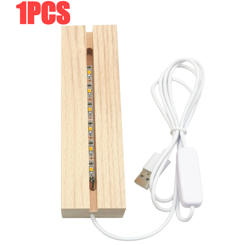 Wood Led Display 10-1pcs LED Wood Light Display Crystal Wooden Ligh... – Vicedeal