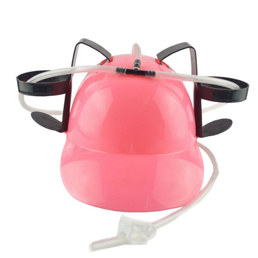 Sombrero para beber cerveza y refrescos para hombre y mujer, sombrero para beber, color negro, para , para adultos,: Rosa