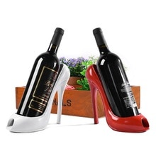 High Heel Shoe Wine Bottle Holder Stylish Rack Basket Accessories for Home Red Wine Rack