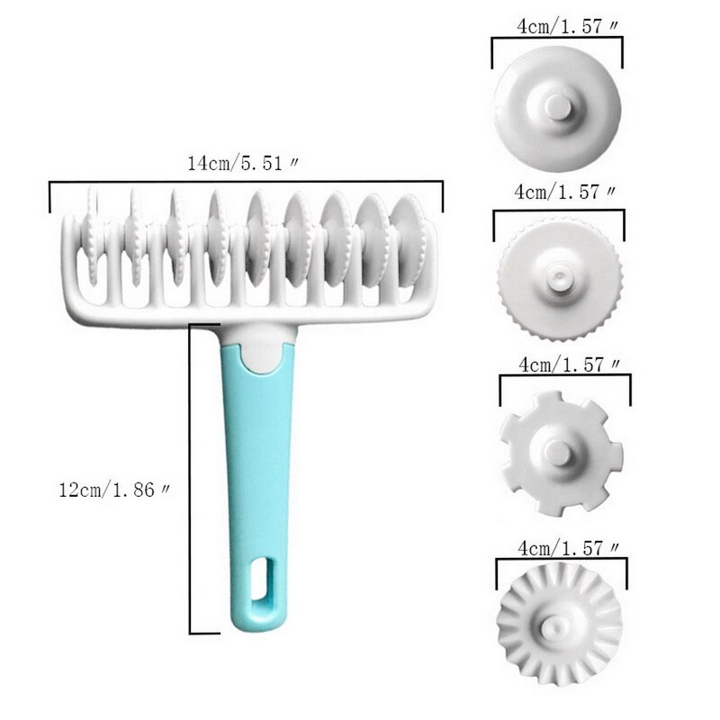 37Pcs Fondant Ribbon Cutter Wiel Roller Pastry Mold Deeg Lattice Cutter Pastry Tool Voor Keuken Bakken: Default Title