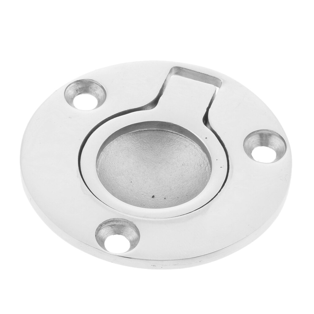 Boat 316 Stainless Steel Flush Lift Ring / Hatch Pull Handle 50mm 2"