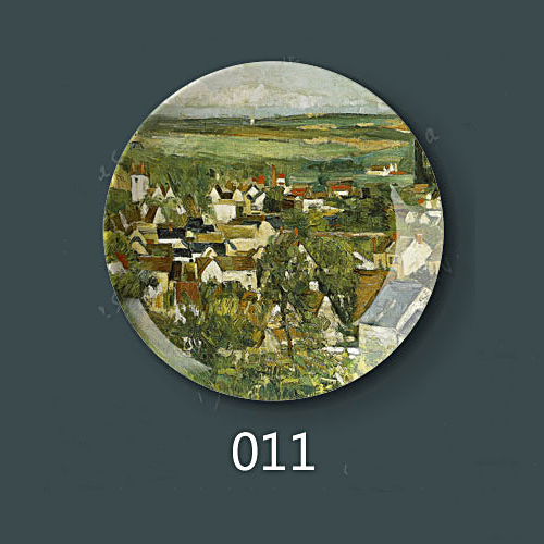 8 "Inch 20.5Cm Diameter Paul Cezanne Schilderen Porselein Decoratieve Thuis Hal Muur Opknoping Plaat Arts Disc: 11