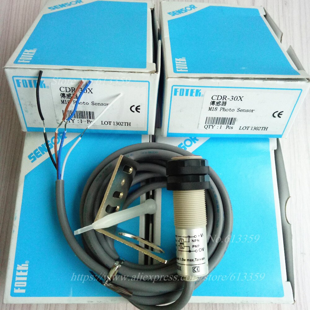 CDR-30X FOTEK M18 Diffuse Reflectie Optische Sensor Kwaliteitsborging