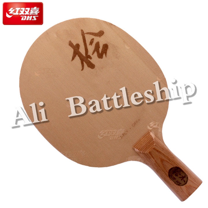 DHS nueva di-ht (superficie HINOKI, madera de 7 capas) raqueta de pala de tenis de mesa Cypress Ping Pong Bat Paddle