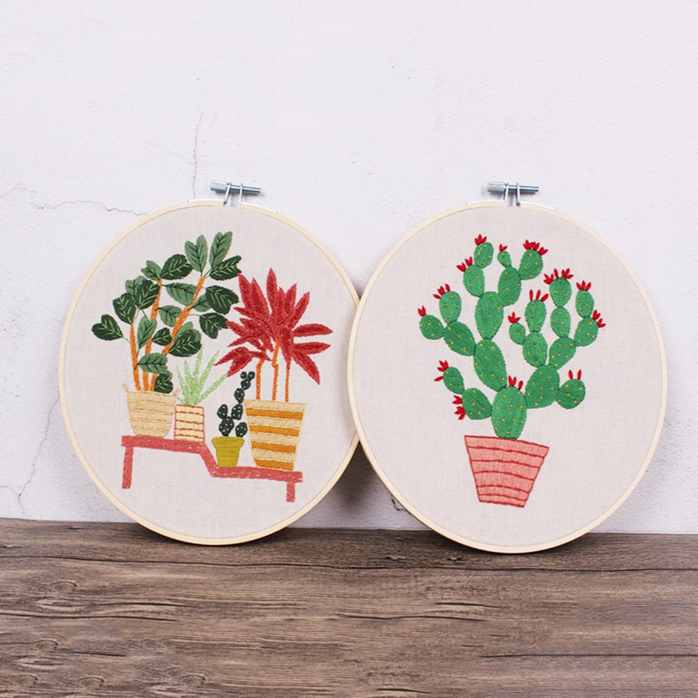 Cirkel Borduurwerk Kits, Borduren Set, Handwerken Borduren, Kruissteek Kits, Borduren Voor Beginner, diy Art Naaien Craft