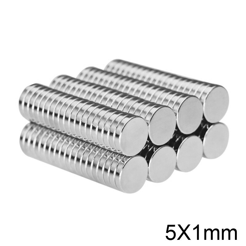 80 ~ 3000Pcs 5X1 Mm Mini Kleine Ronde Magneten 5Mm X 1 Mm N35 Neodymium Magneet sterke Dia 5X1 Mm Permanente Ndfeb Magneten Disc 5*1 Mm