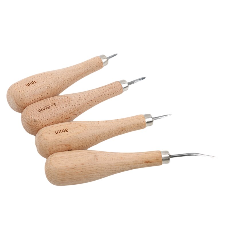 Leather Craft Elm Diamond Awl Household Leather DIY Tool Leather Sewing Tools Home Use