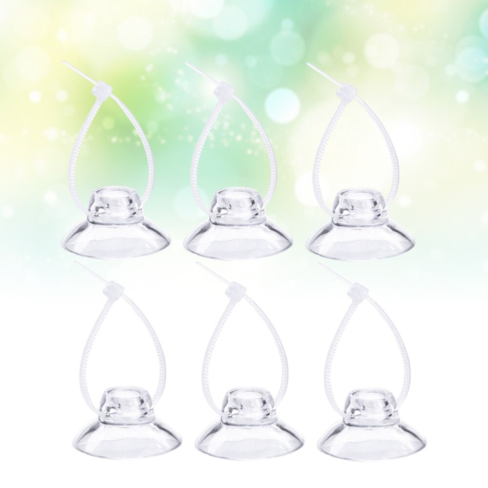 16Pcs Plastic Clear Suction Cup Transparent Sucker Hangers without Hooks for Kitchen Office Bathroom