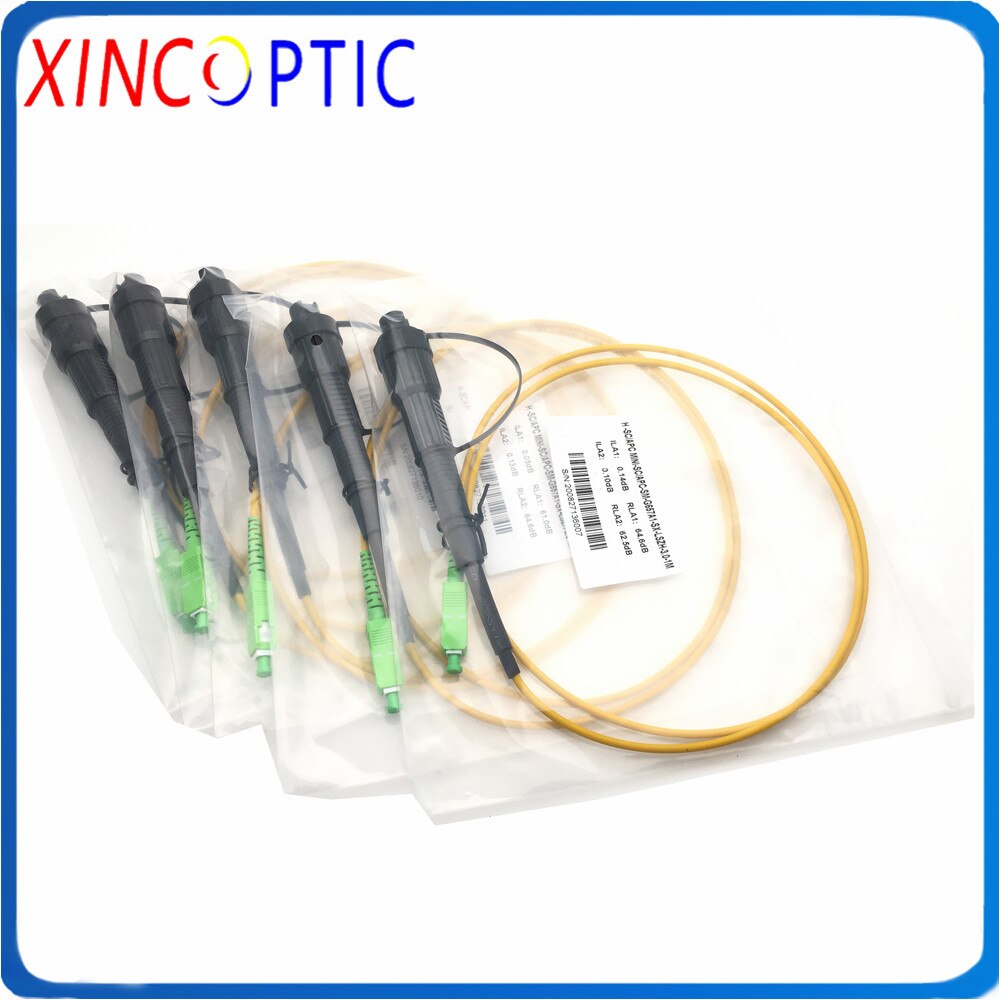 IP67 Waterproof HUAWEI Mini SC/APC to MINI SC APC OptiTap Connector 1/2/3/5/7M 3.0mm Yellow Cable Fiber Optic H Connector Cord