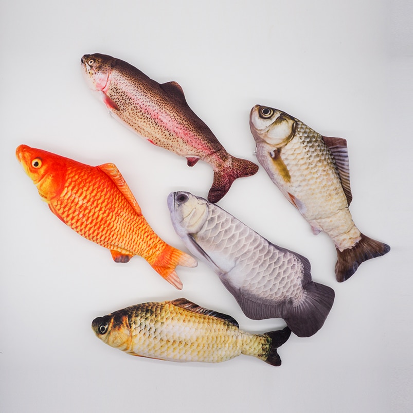 Jouets électroniques pour chats, poisson à l'herbe à chat, contrôle tactile, amusants, rechargeables, anti-stress, pour chats, chatons, chiens, produits pour animaux de compagnie