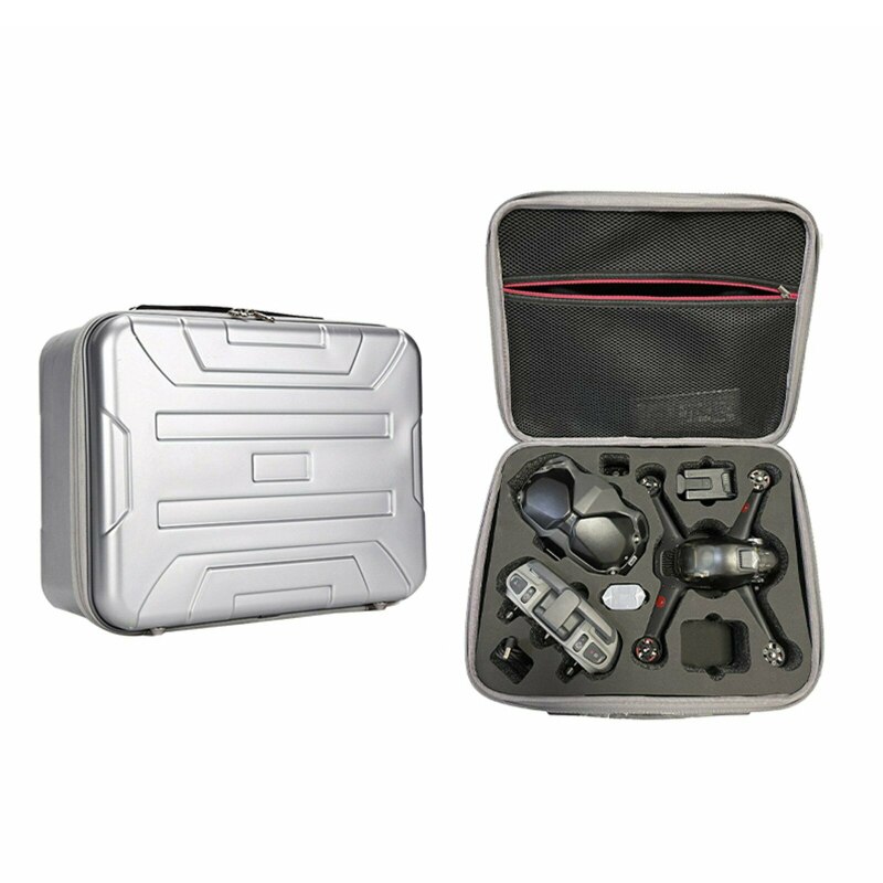 Bolsa de almacenamiento de Dron EVA portátil, maletín resistente al agua, Maleta de alta capacidad para DJI FPV Combo, funda protectora de mano: sliver