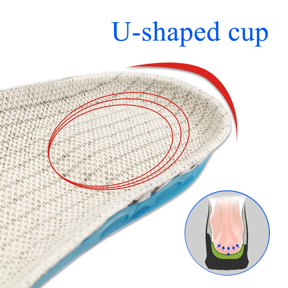 EVA spring silicone orthopedic shoes insoles for S... – Grandado