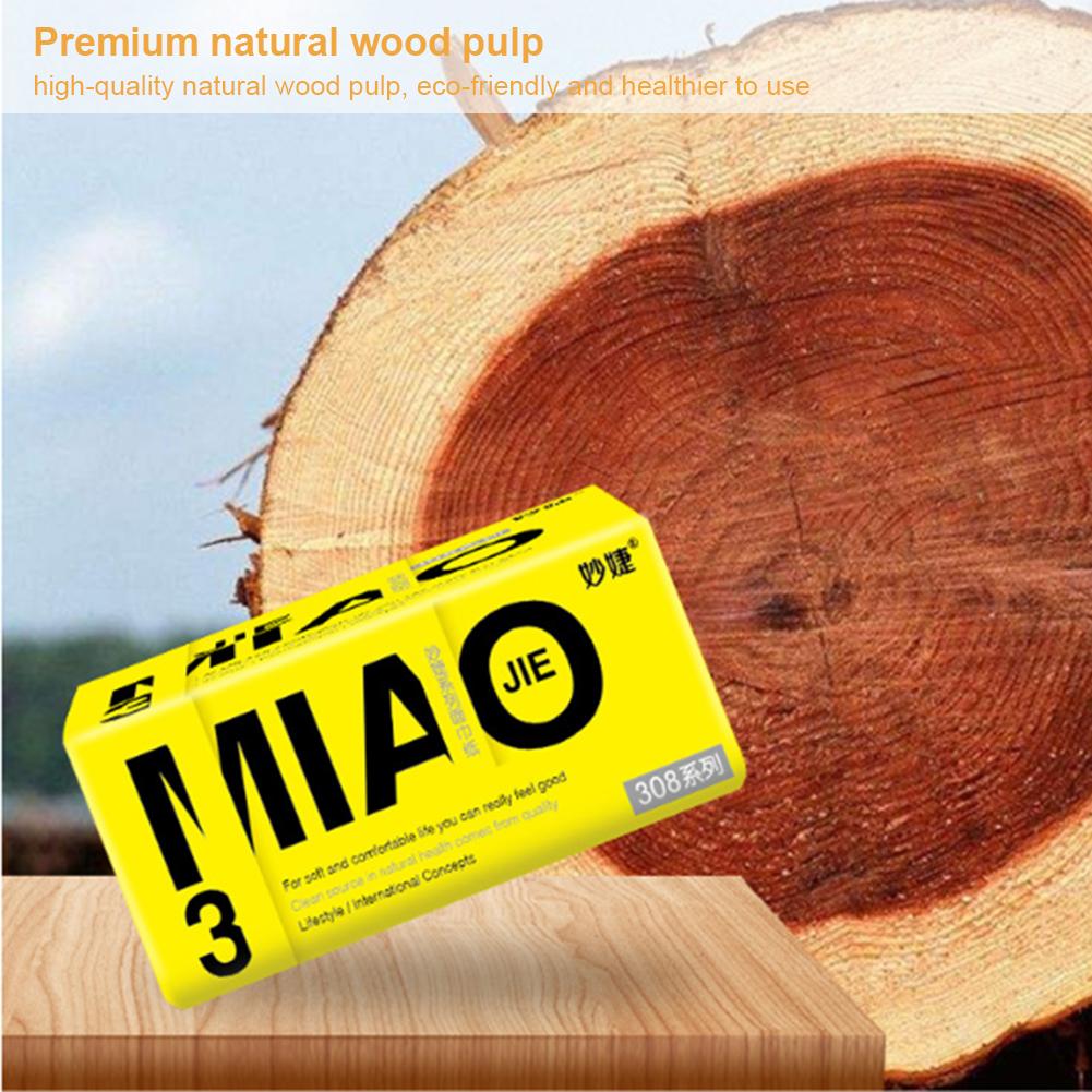 10 Pack /set Household Toilet Paper 4-Ply Disposable Dry Wipes Tissue For Home Kitchen Bathroom