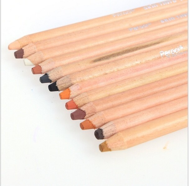Peroci 12 Colors/box Wood Skin Tints Pastel Color ... – Vicedeal