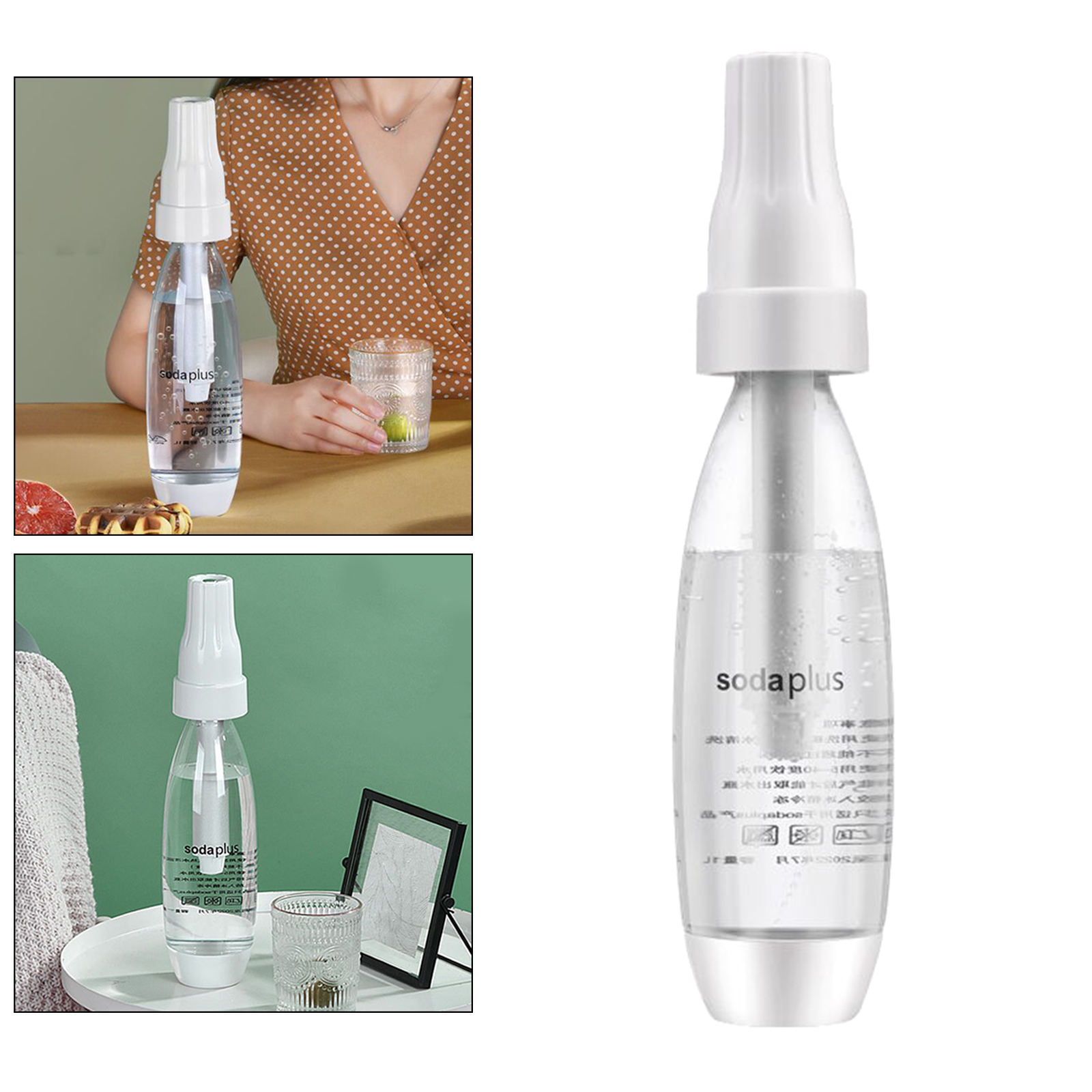 1L Soda Water Maker Mini Soda Machine BPA free CO2 Cylinder Canister Seltzer Carbonated Water