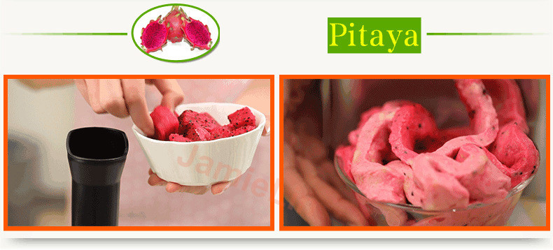 JamieLin Household Mini ice cream Machine Portable DIY Electric Frozen Fruit Ice cream Making For