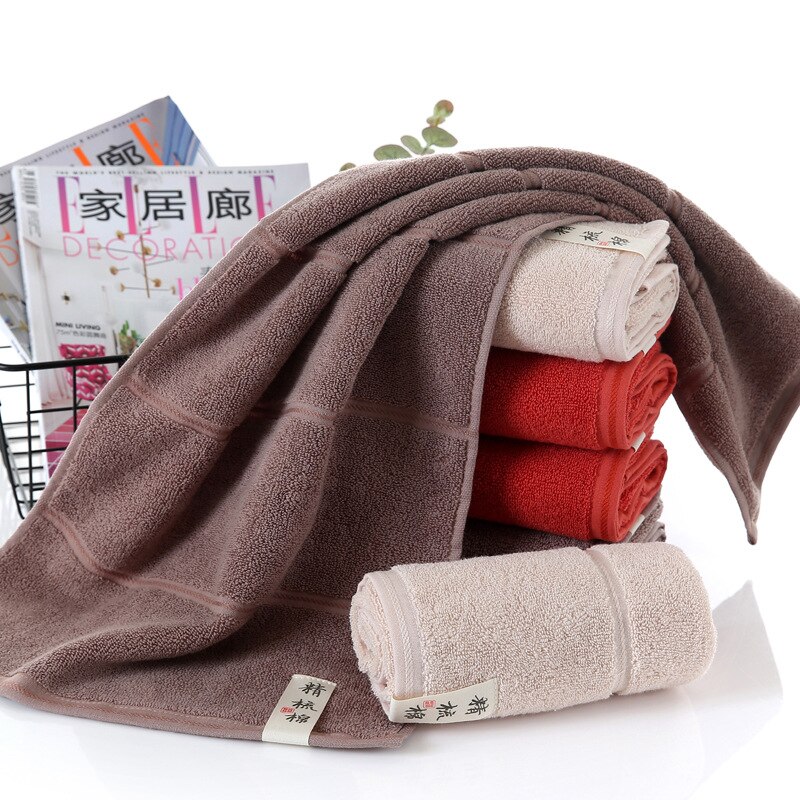 25*50cm high quanlity cotton towel cartoon Solid color washcloth handkerchief for man cloth towel