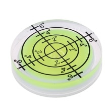 1Pcs Precisie Waterpas Ronde Circulaire Meten Kit Mini Waterpas Bull Eye Horizontale Leveler Bubble Level Tool: 2