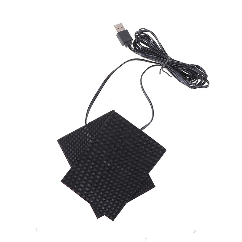 Almohadilla de calefacción eléctrica USB, 3 engranajes, temperatura ajustada, chaleco térmico DIY, chaqueta, ropa, guantes, zapatos, almohadillas calentadas,