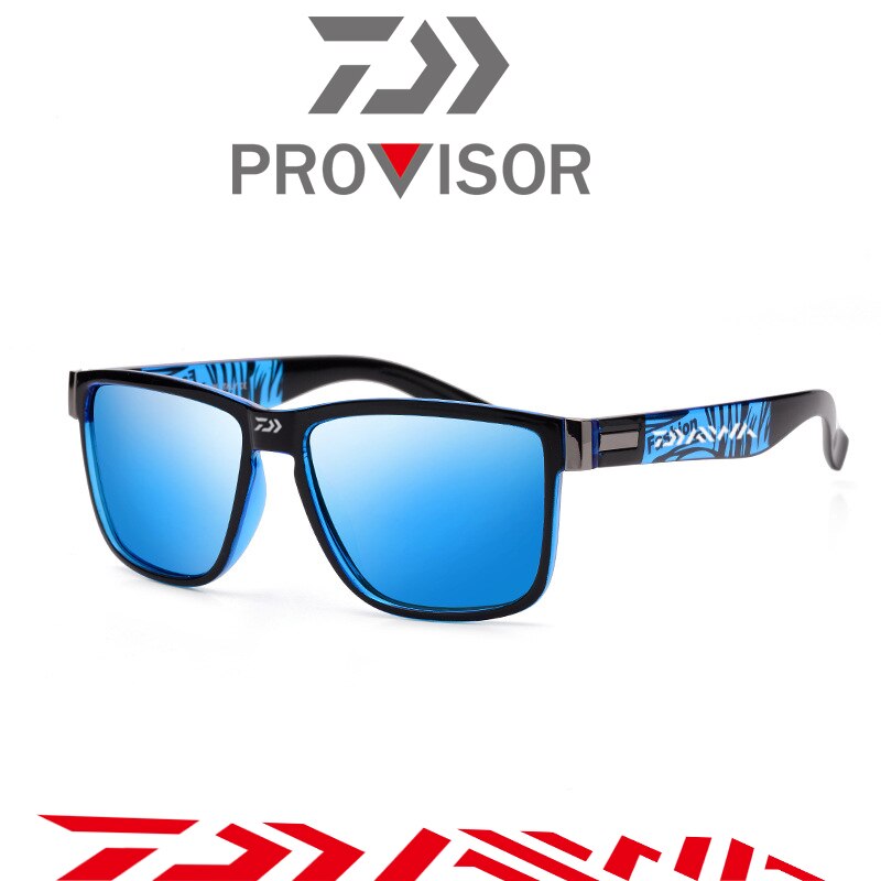 2022 Fishing Glasses Outdoor Men&#39;s Fishing Sunglasses Mountaineering Frame Colorful Polarized Glasses Driving Goggles: Photo Color2