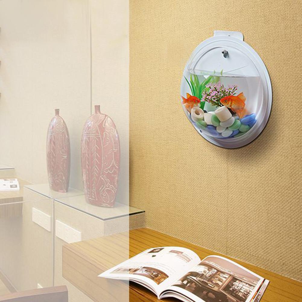 Acrylic Fish Bowl Wall Hanging Aquarium Tank Aquatic Pet Supplies Pet Products Wall Mount Fish Tank For Betta Fish