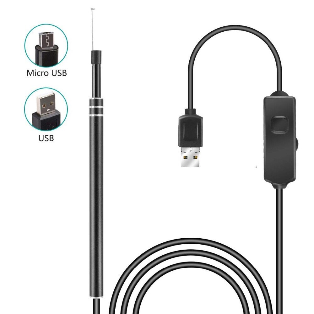 USB Ear Cleaning Endoscope HD Visual Ear Spoon Multifunctional Earpick With Mini Camera Ear Health Care Cleaner ear wax removal