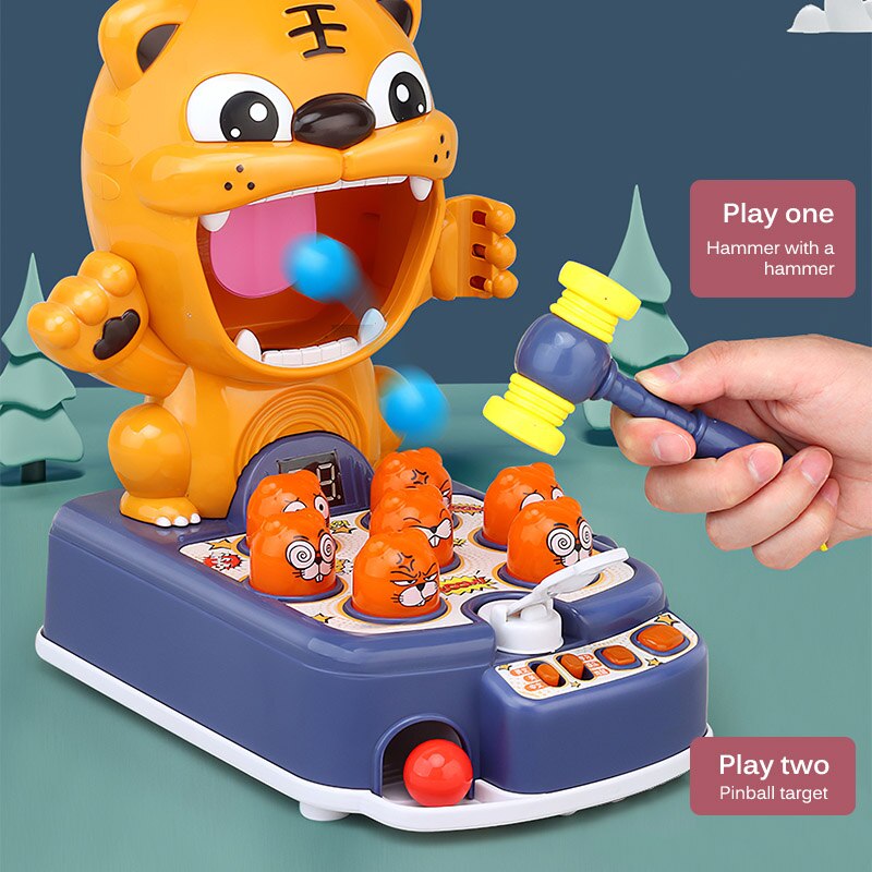 Kind Whack A Mole Game Hit Hameren Board Game Beukende Speelgoed Onderwijs Multifunctionele Speelgoed Met Licht Muzikale Interactieve Speelgoed