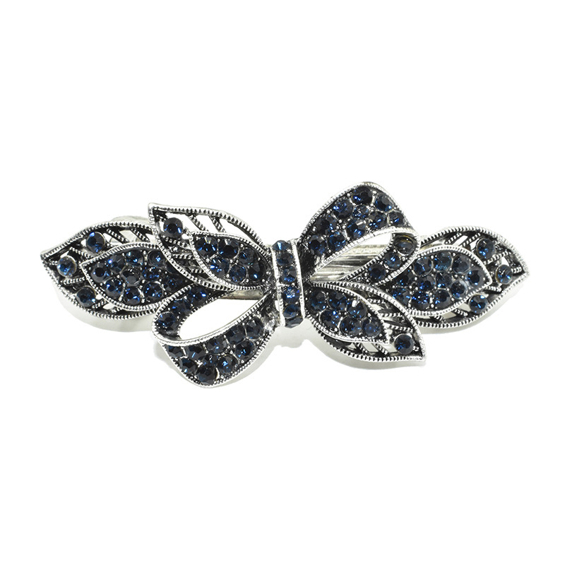 Rhinestone Hairpin Flower Leaf Butterfly Hairins Retro Hair Clip Pin Accessories For Women Shinning Barrettes Ponytail Headwear