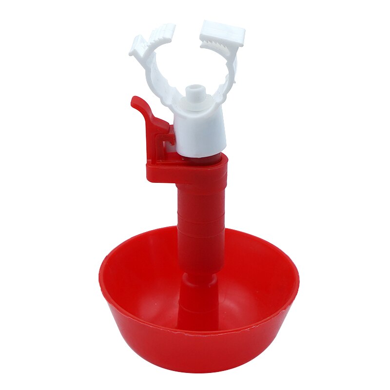 Abreuvoir automatique à tétine pour poulet, 15 pièces, mangeoire pour poulailler, abreuvoir rouge pour volaille