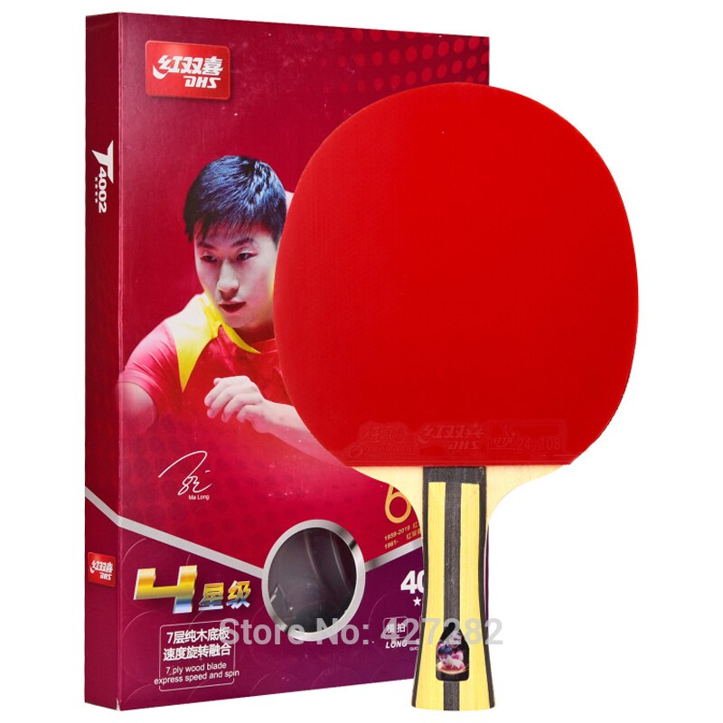 Type In Dhs T3002 T4002 Tafeltennis Rackets Dhs Afgewerkte Rackets Racket Sport Ping Pong Peddels