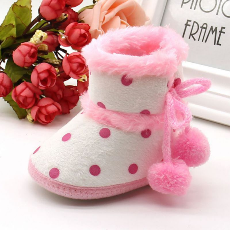 Bobora Warme Laarzen Jongens Meisjes Snowboots Met Kids Snowboots Baby Zachte Bodem Schoenen Winter