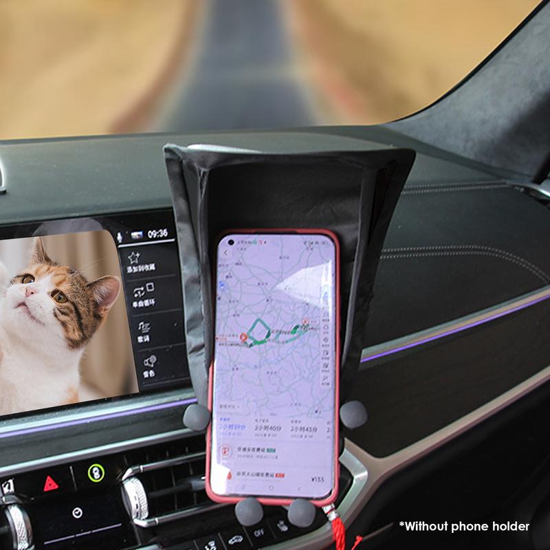 Mobiele telefoon paraplu zonnescherm zonnescherm voor telefoon mobiele telefoon houder verblinding blokkerende zonnescherm voor telefoon voor auto motorfiets fiets