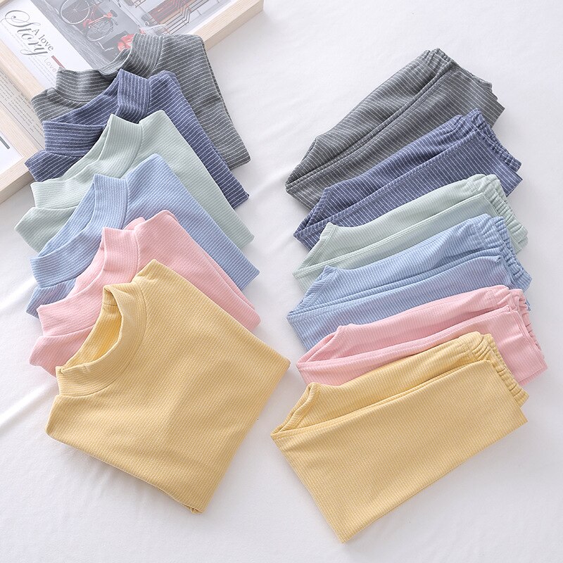 Set di biancheria intima termica per bambini abiti per adolescenti per bambini abiti lunghi Johns autunno inverno primavera pantaloni Set di pigiami termici per ragazze